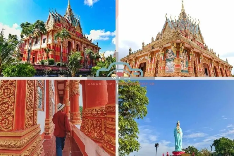 Khám phá kiến trúc độc đáo của Chùa Ghôsitaram Bạc Liêu