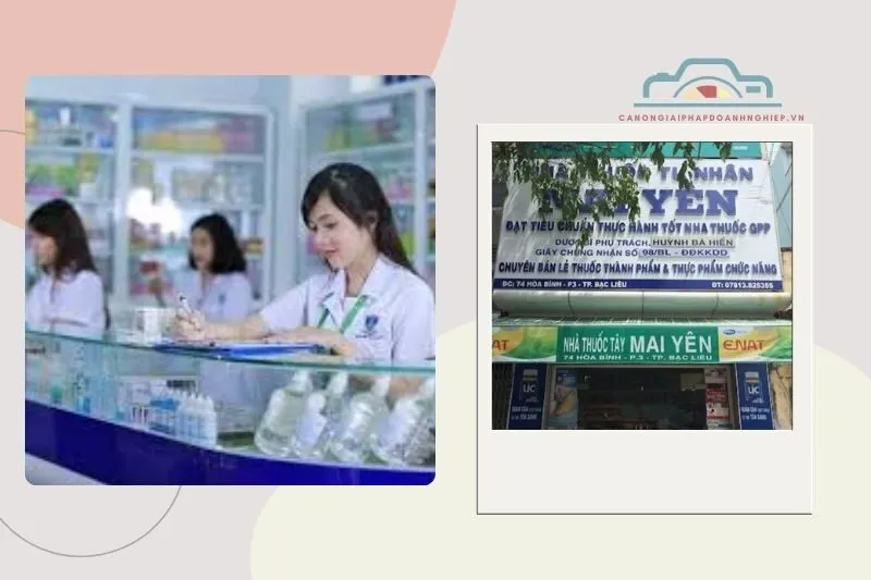 Nhà thuốc Mai Yên Bạc Liêu