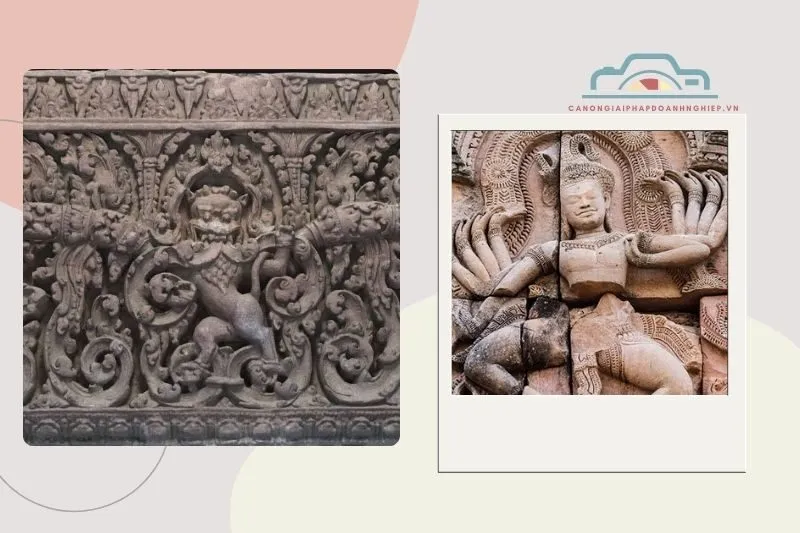 Phù điêu và hoa văn: Điểm nhấn Angkor
