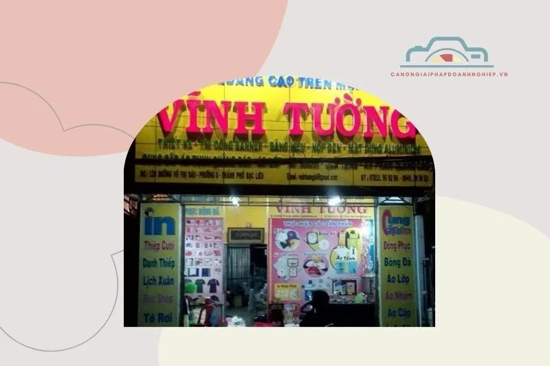 Địa chỉ làm biển quảng cáo Bạc Liêu - Công ty Vinh Tường