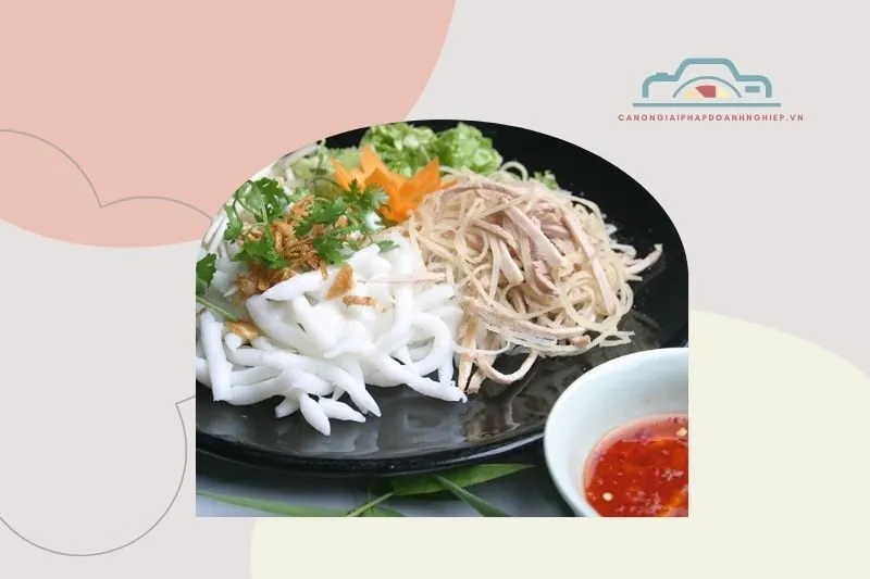 Hương vị đặc trưng của Bánh tằm Ngan Dừa Bạc Liêu