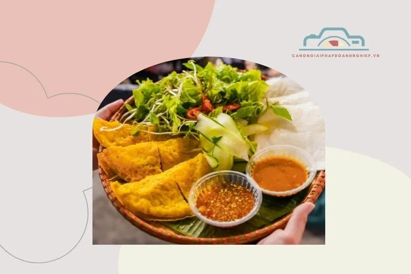 Rau sống ăn kèm bánh xèo Bạc Liêu cực đa dạng